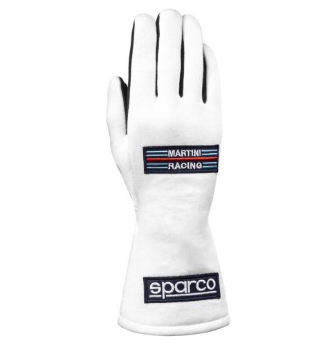 Rękawice Sparco Land 2025 Classic Martini Racing FIA 8856-2018 białe