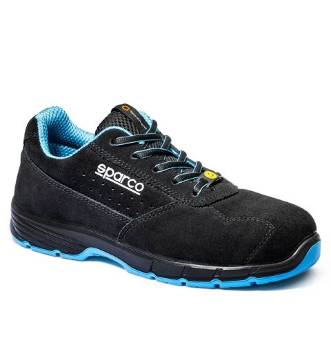 Buty SPARCO HORIZON MORENO ESD S1PS SR FO - czarno-błękitne