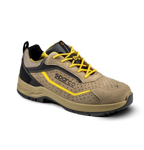 Buty SPARCO INDY COLTON ESD S1PS SR FO LG - beżowo-czarno-żółte