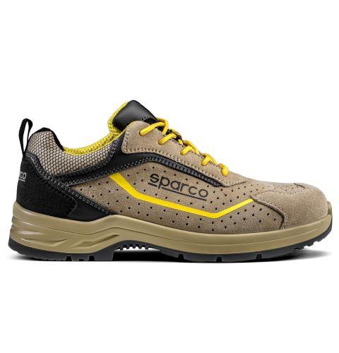 Buty SPARCO INDY COLTON ESD S1PS SR FO LG - beżowo-czarno-żółte