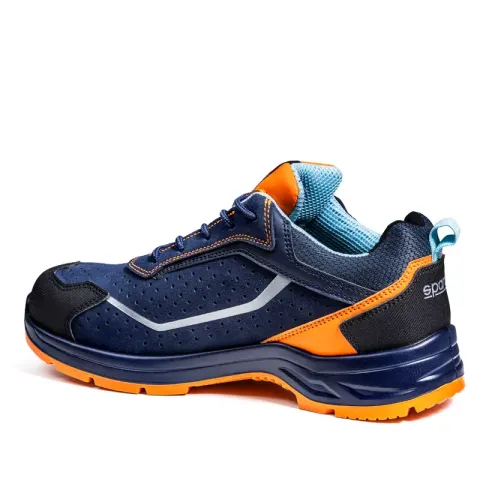 Buty SPARCO INDY METEOR GULF ESD S1PS SR FO LG - granatowo-pomarańczowe