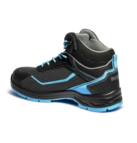 Buty SPARCO INDY-HE SUNNY  ESD S3S SR LG - czarno-błękitne