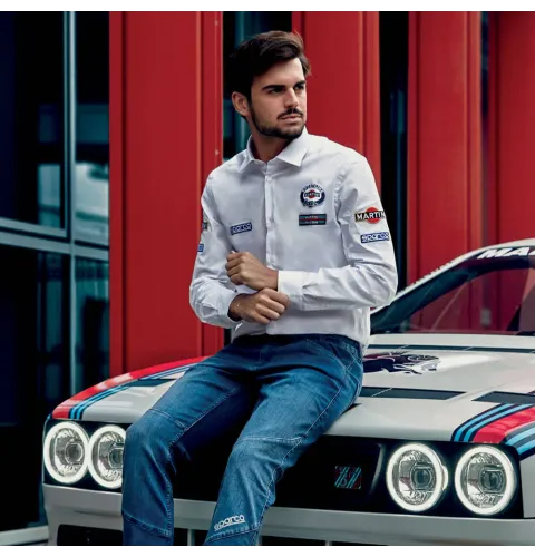 Koszula SPARCO MARTINI RACING - biała