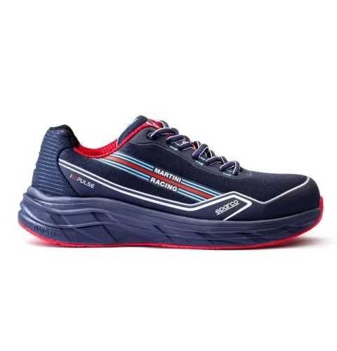 Buty SPARCO IMPULSE MARTINI RACING CORSICA ESD S1PS SR FO HRO SC - granatowo-czerwone