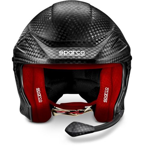 Kask SPARCO PRIME RJ-I SUPERCARBON FIA 8860-2018 - czarno-czerwony