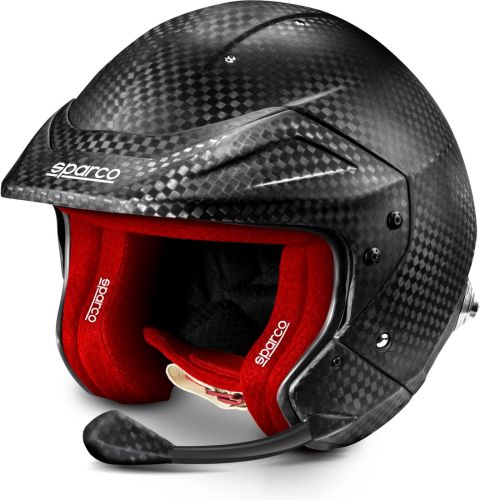 Kask SPARCO PRIME RJ-I SUPERCARBON FIA 8860-2018 - czarno-czerwony