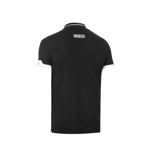 Koszulka polo z zamkiem SPARCO - czarna