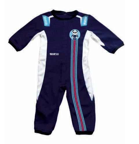 Piżama dziecięca SPARCO STRIPES MARTINI RACING - granatowa