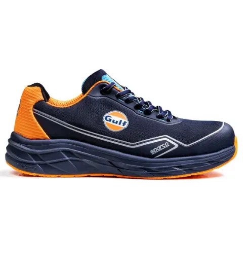 Buty SPARCO IMPULSE MIRAGE GULF ESD S1PS SR FO HRO SC- granatowo-pomarańczowe