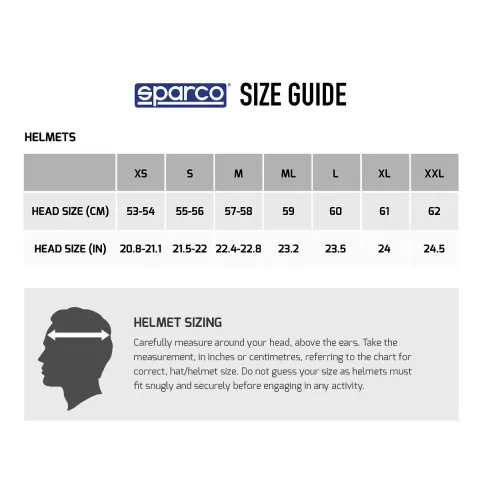 Kask SPARCO PRIME RF-10W SUPERCARBON FIA 8860-2018 - czarny