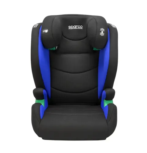 Fotelik dziecięcy SPARCO SK2000I ECE R129/03 ISOFIT (100-150 cm) - niebieski