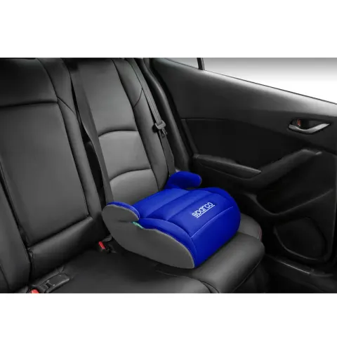 Fotelik dziecięcy SPARCO F100KI ECE R129/03 (22-36 kg, 125-150 cm) niebieski