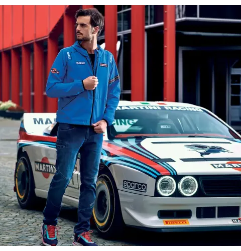Kurtka SPARCO WINDSTOPPER MARTINI RACING niebieska