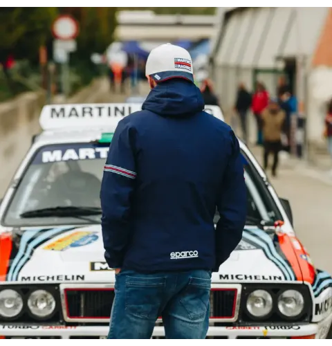 Kurtka SPARCO WINDSTOPPER MARTINI RACING granatowa