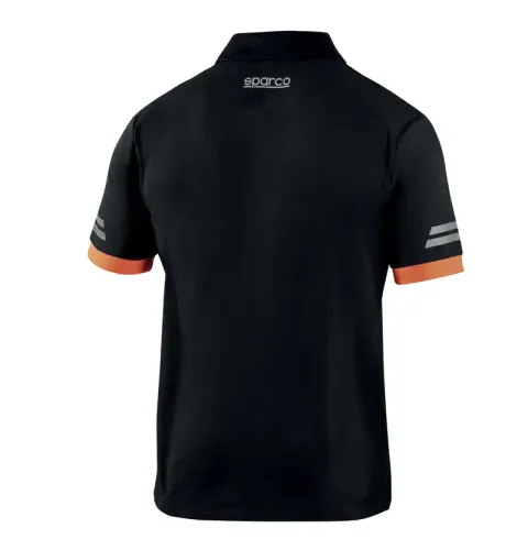 Polo SPARCO TECH - czarno-pomarańczowe