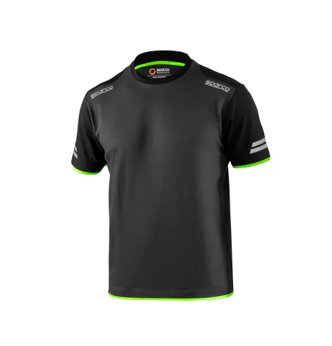 T-shirt SPARCO TECH -szaro-zielony