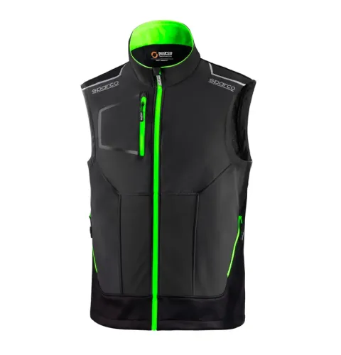 Bezrękawnik SPARCO TECH LIGHT - szaro-zielony