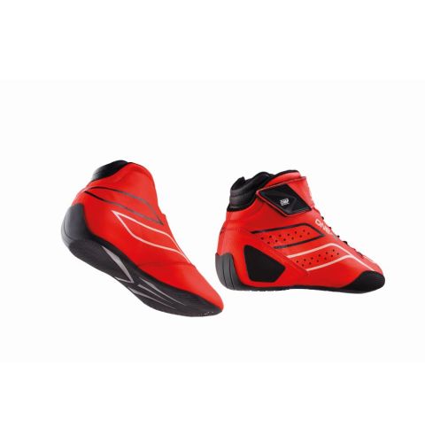 Buty OMP ONE-S FIA 8856-2018 czerwone