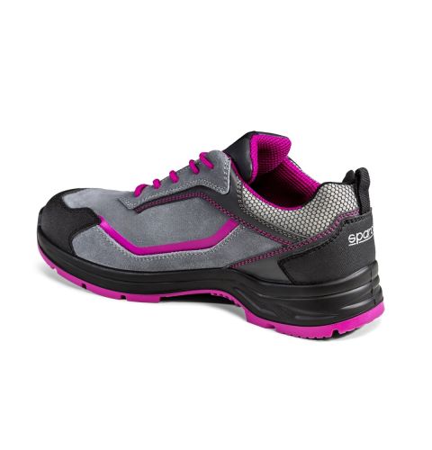 Buty SPARCO INDY DANICA ESD S3S SR FO LG - szaro-fuksjowe