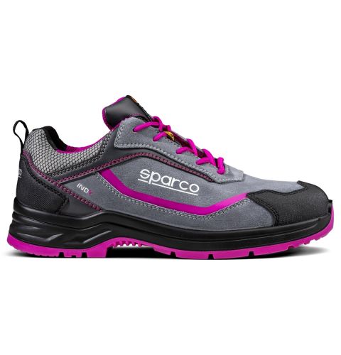 Buty SPARCO INDY DANICA ESD S3S SR FO LG - szaro-fuksjowe