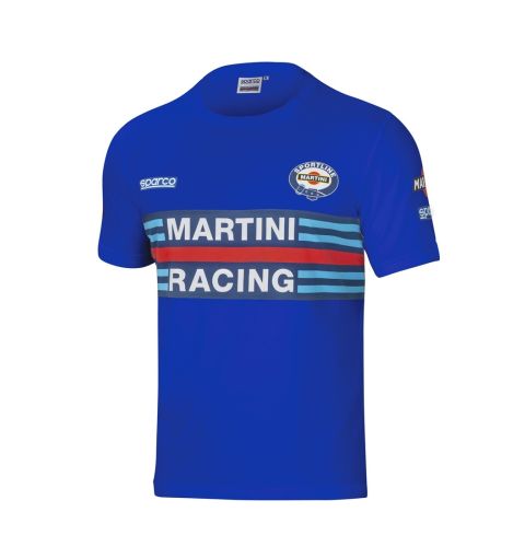 T-shirt SPARCO MARTINI RACING - niebieski