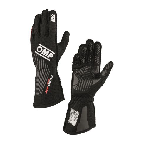 Rękawice OMP ONE EVO FX FIA 8856-2018 czarne
