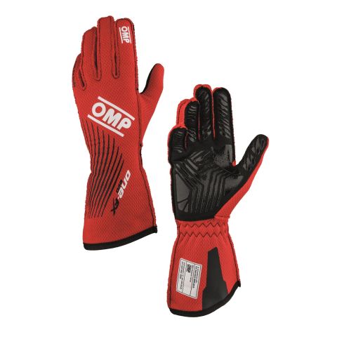 Rękawice OMP ONE EVO FX FIA 8856-2018 czerwone