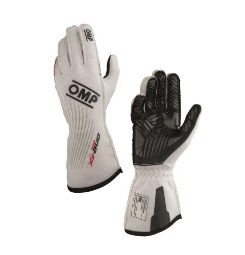Rękawice OMP ONE EVO FX FIA 8856-2018 białe