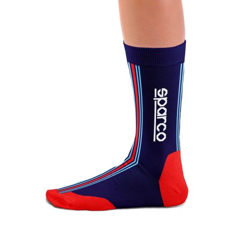 Skarpety SPARCO ICONIC DESIGN MARTINI RACING - granatowo-czerwone
