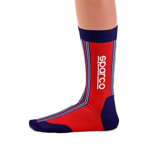 Skarpety SPARCO ICONIC DESIGN MARTINI RACING - czerwono-granatowe