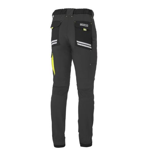 Spodnie SPARCO LIGHT TECH KANSAS - szaro-żółte
