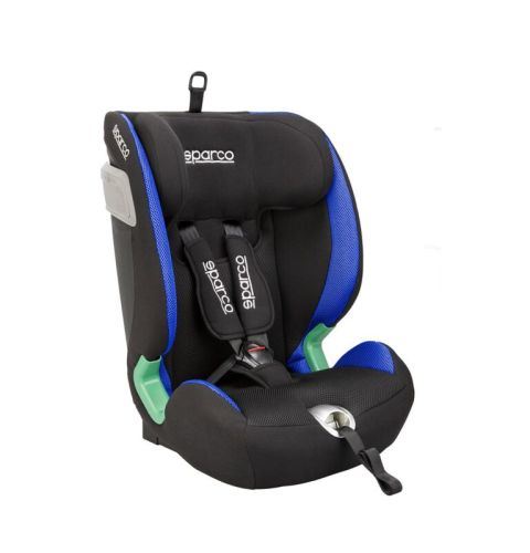 Fotelik dziecięcy SPARCO SK5000I ISOFIX czarno-niebieski