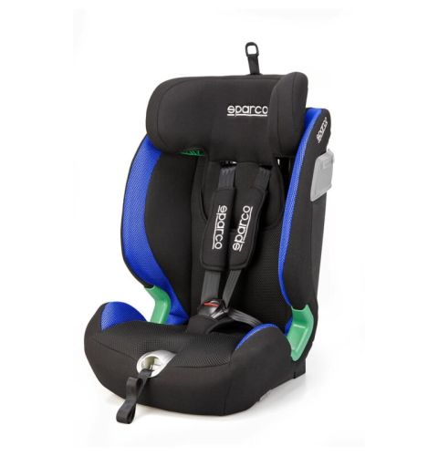 Fotelik dziecięcy SPARCO SK5000I ISOFIX czarno-niebieski