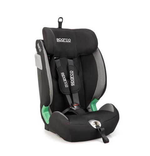 Fotelik dziecięcy SPARCO SK5000I ISOFIX czarno-szary