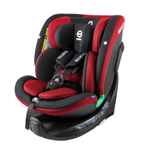 Fotelik dziecięcy SPARCO SK7000I ISOFIX czerwony