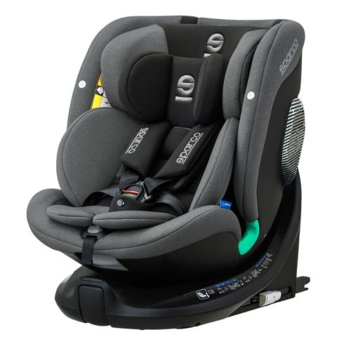 Fotelik dziecięcy SPARCO SK7000I ISOFIX szary