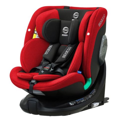 Fotelik dziecięcy SPARCO SK7000I ISOFIX czerwony