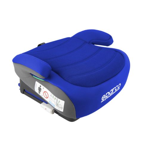 Fotelik dziecięcy SPARCO SK100I ECE R129/03 ISOFIX (22-36 kg, 125-150 cm) niebieski