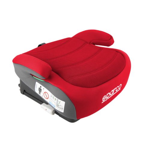 Fotelik dziecięcy SPARCO SK100I ECE R129/03 ISOFIX (22-36 kg, 125-150 cm) czerwony