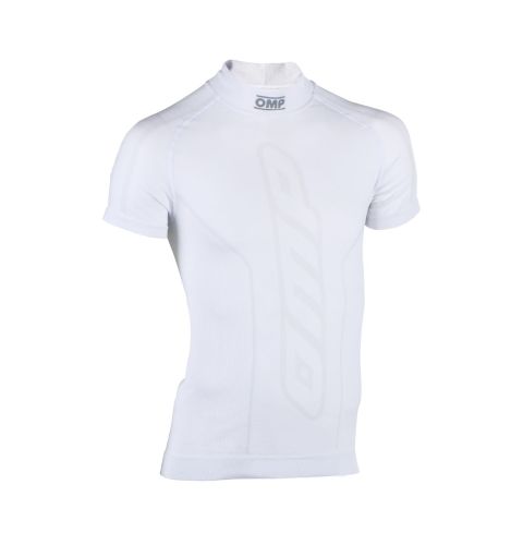 T-shirt kartingowy OMP KS biały