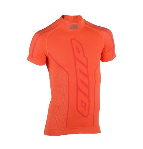 T-shirt kartingowy OMP KS pomarańczowy