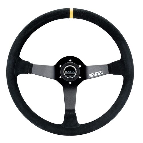 Kierownica zamszowa SPARCO R368 czarna