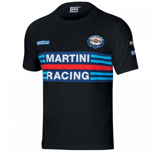 T-shirt SPARCO MARTINI RACING - czarny