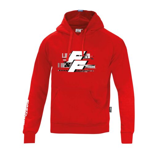 Bluza SPARCO HOODIE FAST & FURIOUS - czerwona