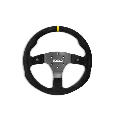Kierownica zamszowa SPARCO R330B czarna