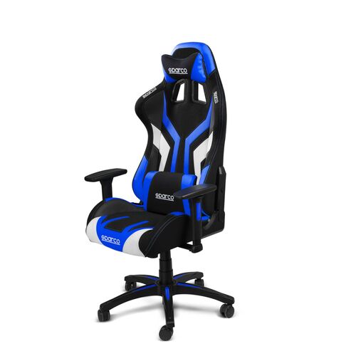 Fotel biurowy SPARCO TORINO - czarno-niebieski