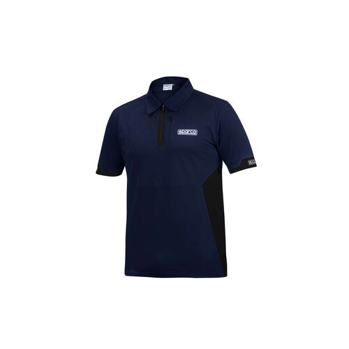 Polo SPARCO ZIP - granatowo-czarne