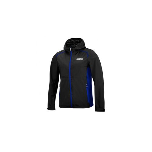 Kurtka SPARCO WINDBREAKER - czarno-niebieska