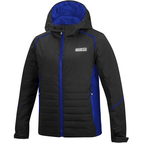 Kurtka SPARCO WINTER JACKET - czarno-niebieska