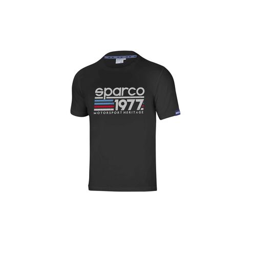 T-shirt SPARCO 1977 2022 - czarny